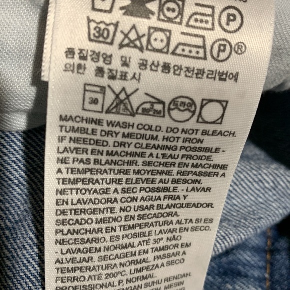 Levi Strauss Men's Jeans Button Fly Straight 501 Medium Wash W33xL34 - Picture 15 of 16